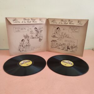 Disque gramophone Blanche Neige