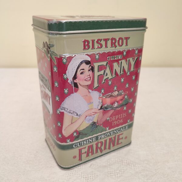 Set de 5 boites "Chez Fanny" vintage